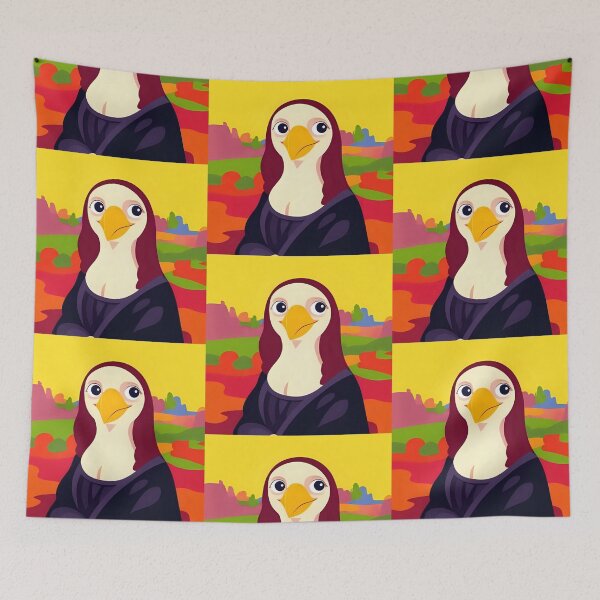 Item preview, Birdalisa Painting Woman with Bird Face Starring Monalisa designed and sold by bestggraphico.