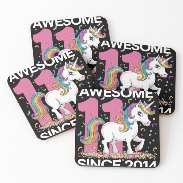 Item preview, 11 Years Old Unicorn Flossing 11th Birthday Girl Party designed and sold by KotexTemu.