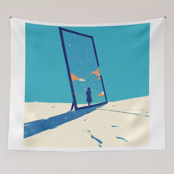 Item preview, Standing Before Cracked Mirror designed and sold by Christian Weiss.