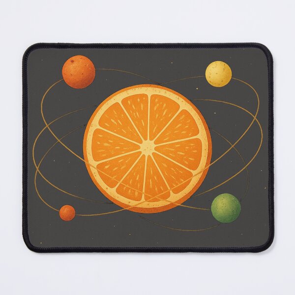 Item preview, Solar Citrus Planet T-Shirt – Space Orange Galaxy Cosmic Fruit Tee designed and sold by KDesignCrafts.