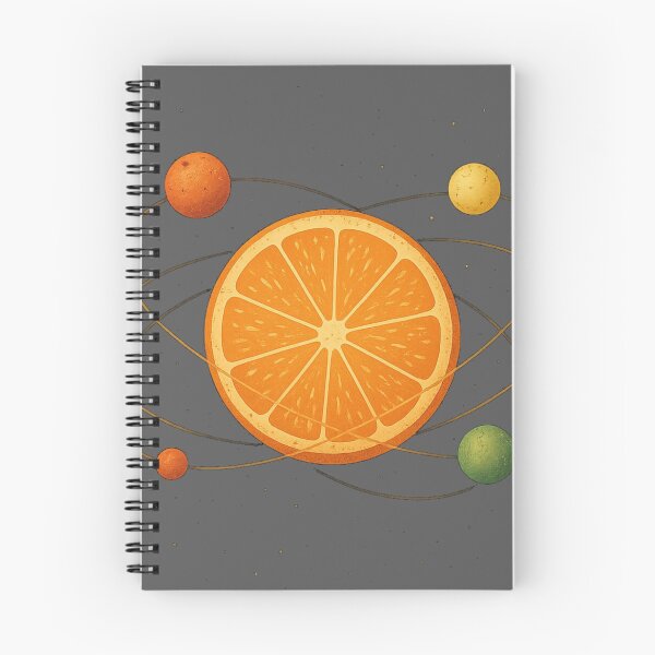Item preview, Solar Citrus Planet T-Shirt – Space Orange Galaxy Cosmic Fruit Tee designed and sold by KDesignCrafts.
