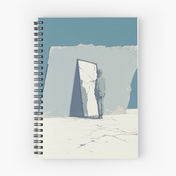 Item preview, Man Facing Broken Reflection designed and sold by Christian Weiss.