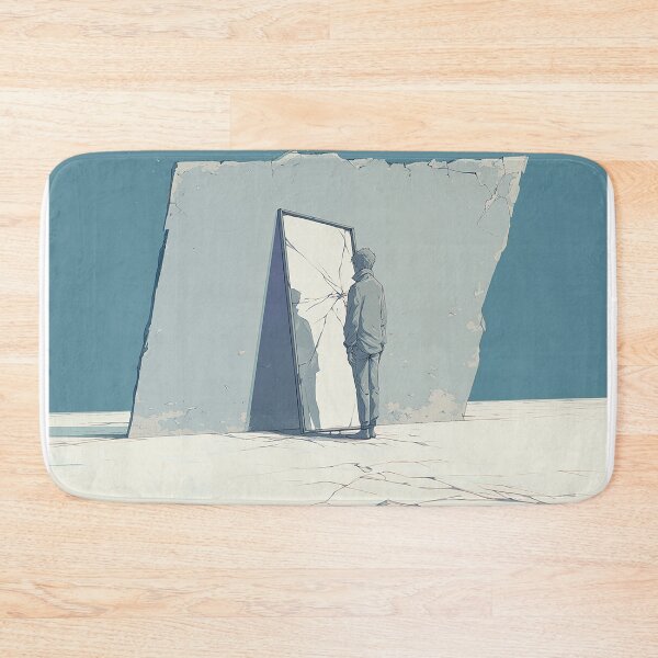 Item preview, Man Facing Broken Reflection designed and sold by Christian Weiss.