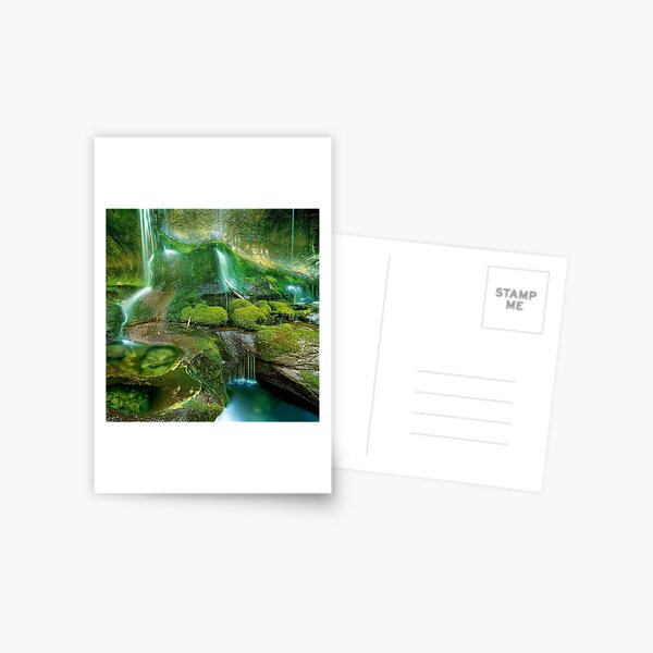 Mossy cascades, Walls of Jerusalem Postcard