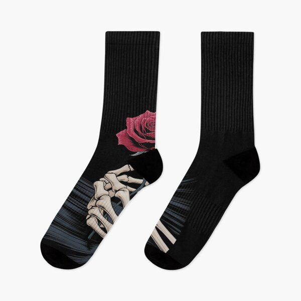 Item preview, Rose Skeleton Hand with Red Rose Flower for Spooky Season designed and sold by ryukaizox1.