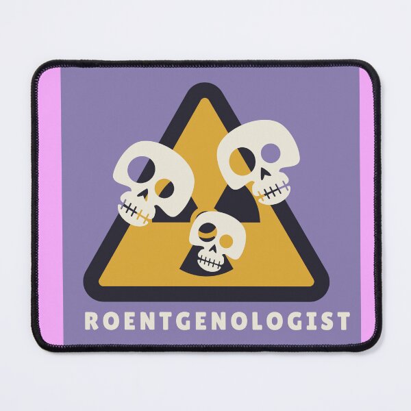 Item preview, Roentgenologist Skull & Radiation Symbol | Retro Spooky Radiology designed and sold by MyProfessionaltees.
