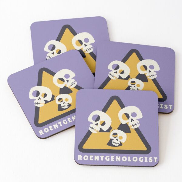 Item preview, Roentgenologist Skull & Radiation Symbol | Retro Spooky Radiology designed and sold by MyProfessionaltees.