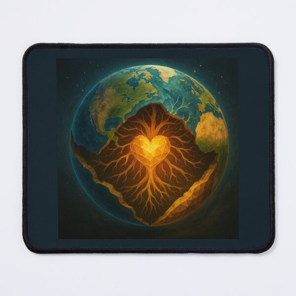 Item preview, Earth roots Core – Heart of the Living Planet designed and sold by GeoWild Designs.