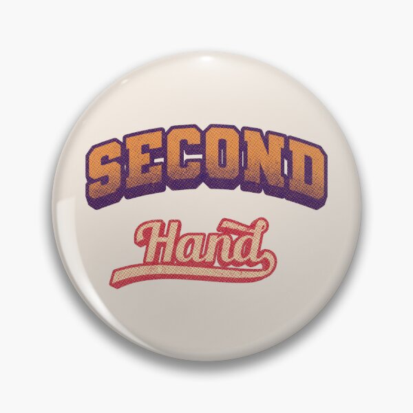 Item preview, Retro Halftone Second Hand Typography Design designed and sold by trepiu.