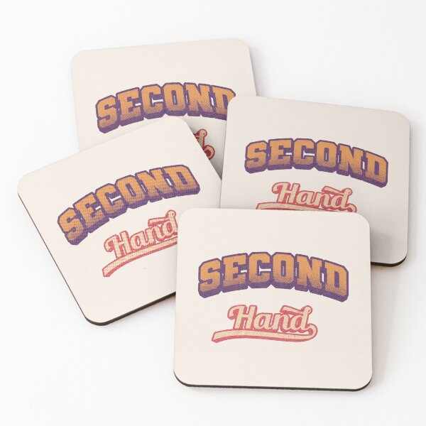 Item preview, Retro Halftone Second Hand Typography Design designed and sold by trepiu.