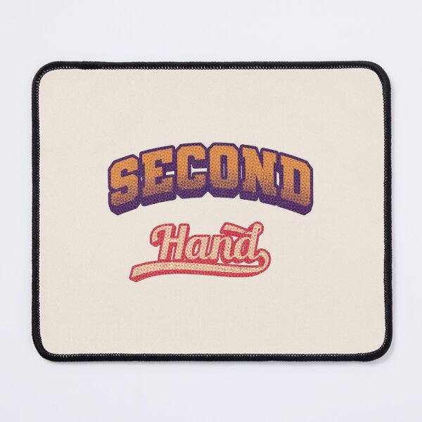 Item preview, Retro Halftone Second Hand Typography Design designed and sold by trepiu.
