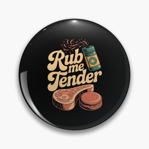 Item preview, Rub Me Tender Funny BBQ Spice Rub Grill designed and sold by Rotasiin.