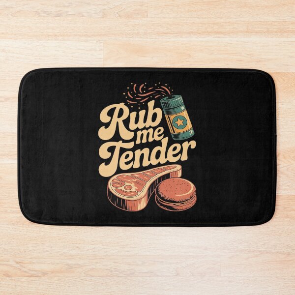 Item preview, Rub Me Tender Funny BBQ Spice Rub Grill designed and sold by Rotasiin.
