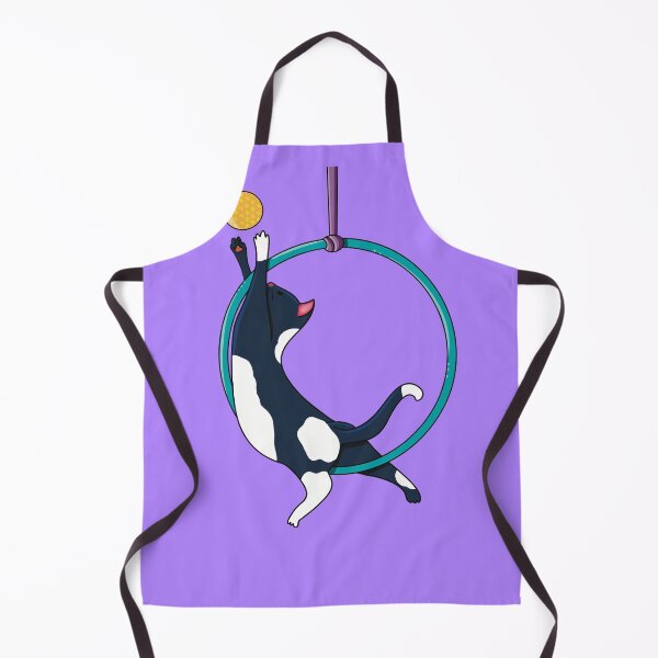 Item preview, Playful Cat with Ball in Aerial Hoop designed and sold by Becky-Poppins.