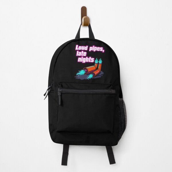 Item preview, Loud Pipes Late Nights — Street Racing Retro Neon Car Enthusiast designed and sold by RAS-77.