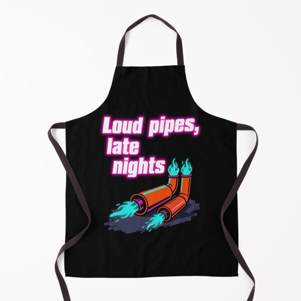 Item preview, Loud Pipes Late Nights — Street Racing Retro Neon Car Enthusiast designed and sold by RAS-77.