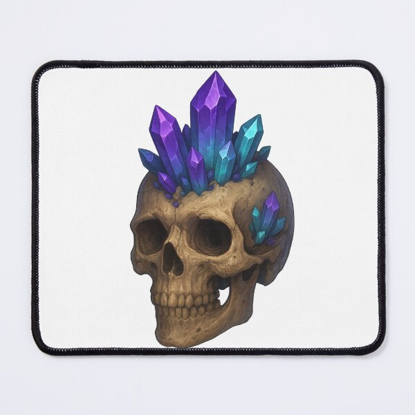 Item preview, Crystal Skull Fusion – Purple & Turquoise Glow designed and sold by SarahsSZN.