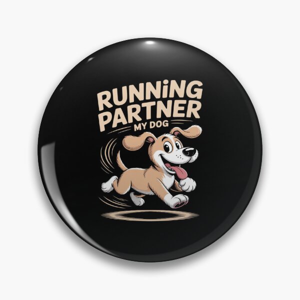 Item preview, Running Dog Partner Funny Running Design Perfect Apparel designed and sold by LinlinsDemons.
