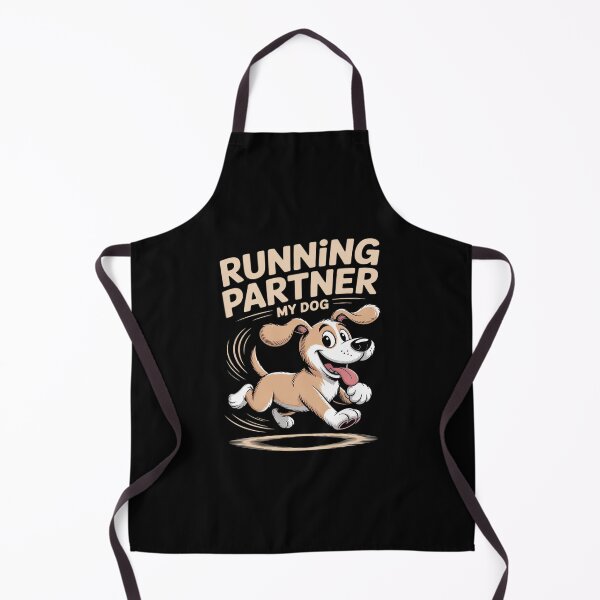 Item preview, Running Dog Partner Funny Running Design Perfect Apparel designed and sold by LinlinsDemons.