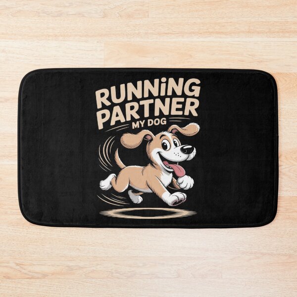 Item preview, Running Dog Partner Funny Running Design Perfect Apparel designed and sold by LinlinsDemons.