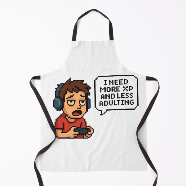 Item preview, Pixel Gamer Art – I Need More XP and Less Adulting designed and sold by DesignRush786.