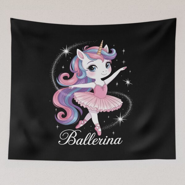 Item preview, Ballerina Dancer Unicorn Girl Cute Ballet Kids Toddler designed and sold by KotexTemu.