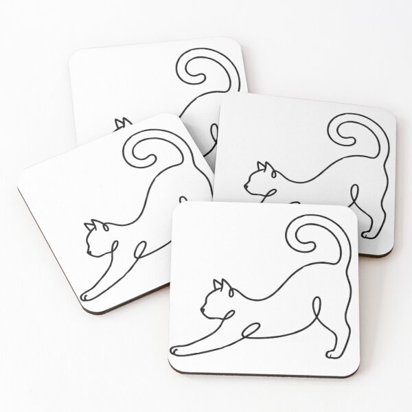 Item preview, cute Cat Outline designed and sold by McPurrface.