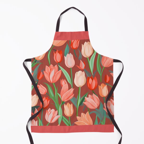 Item preview, Elegant Tulip Garden Pattern designed and sold by DreamPixelPrint.