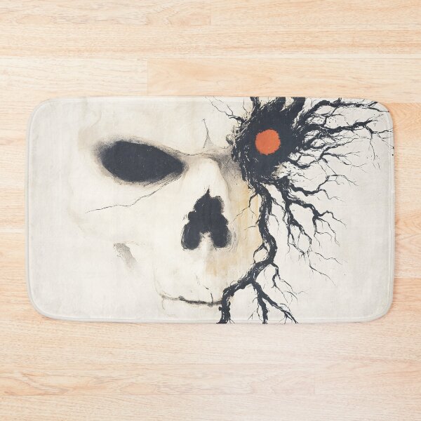 Item preview, Grunge Skull Face Dark Tree Branches Red Eye designed and sold by Shoot-The-Moon.
