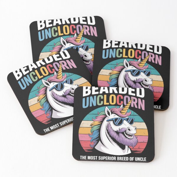 Item preview, Bearded Unclecorn Uncle Unicorn Men  designed and sold by KotexTemu.
