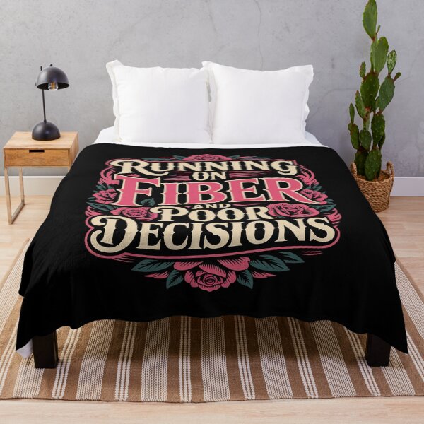 Item preview, Running on Fiber and Poor Decisions – Funny Getting Older designed and sold by LinlinsDemons.