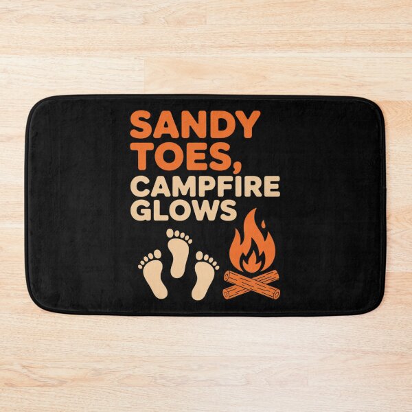 Item preview, Rustic Beach Vacation Sandy Toes Campfire Glows designed and sold by LinlinsDemons.
