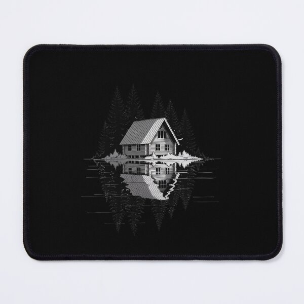 Item preview, Rustic Pine Forest Lake Reflection Nature for Cabin Love designed and sold by LinlinsDemons.