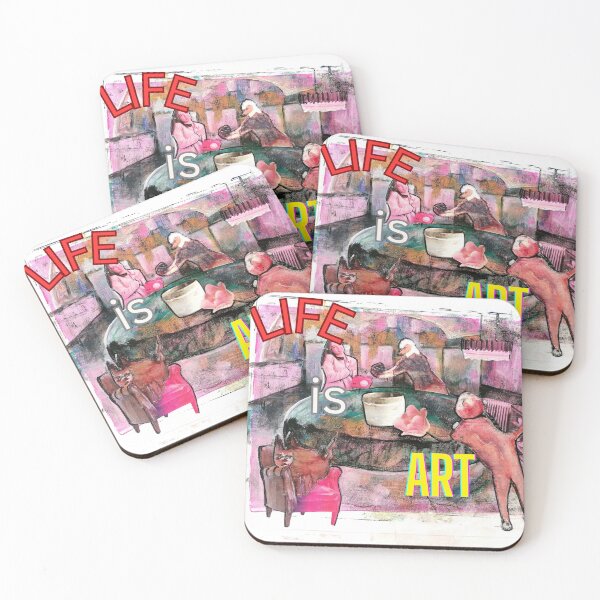 Item preview, Life Is Art designed and sold by LadyMiloShop.