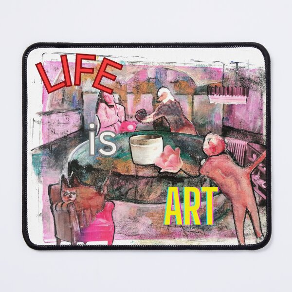Item preview, Life Is Art designed and sold by LadyMiloShop.
