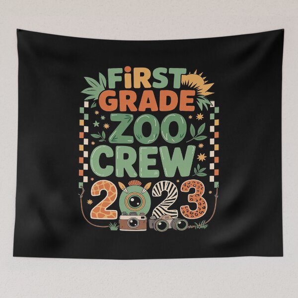 Item preview, First Grade Zoo Crew Back To School Field Zoo Trip  designed and sold by lilLilaBatArt.