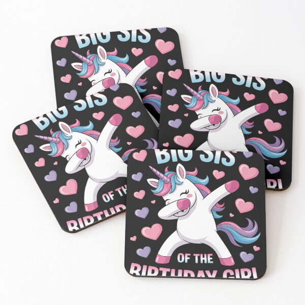 Item preview, Big Sis of the Birthday Girl Flossing Unicorn Big Sister designed and sold by KotexTemu.