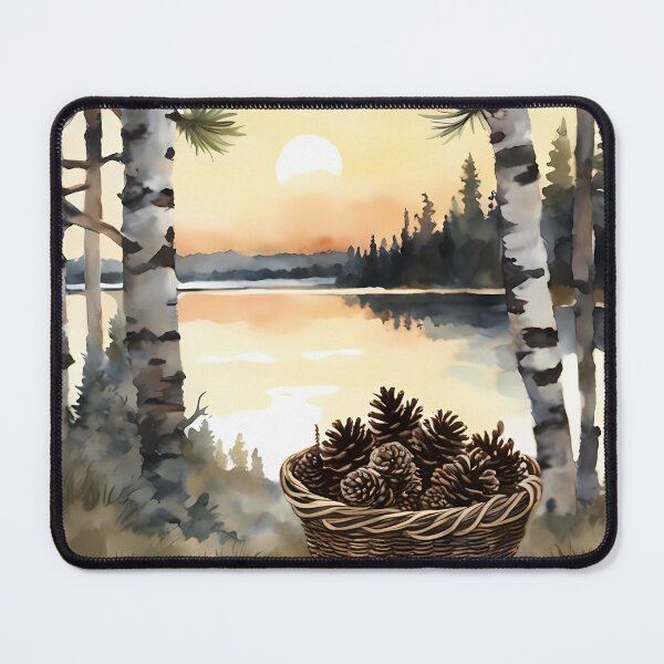 Item preview, Basket of Pine Cones designed and sold by CalmnessbyChoice.