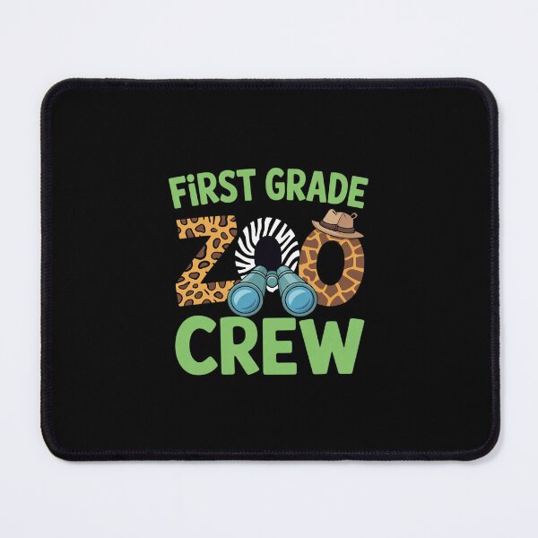 Item preview, First Grade Zoo Crew Back To School Wild Animal Safari Kids designed and sold by MicanCuteStore.