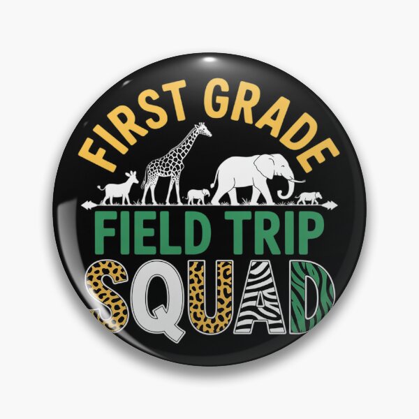 Item preview, First Grade Zoo Field Trip Squad Matching Teacher Students  designed and sold by lilLilaBatArt.