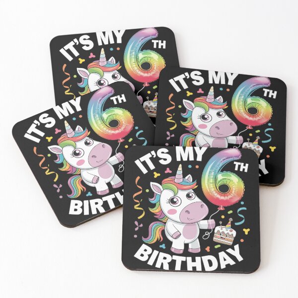 Item preview, Birthday Girl 6 year old, it's my 6th Birthday designed and sold by KotexTemu.