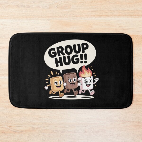 Item preview, S’Mores Group Hug Funny Camping Marshmallow designed and sold by velltoons.