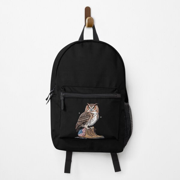 Item preview, Sad Owl in Symbolic Battlefield Look with Military Boots designed and sold by velltoons.