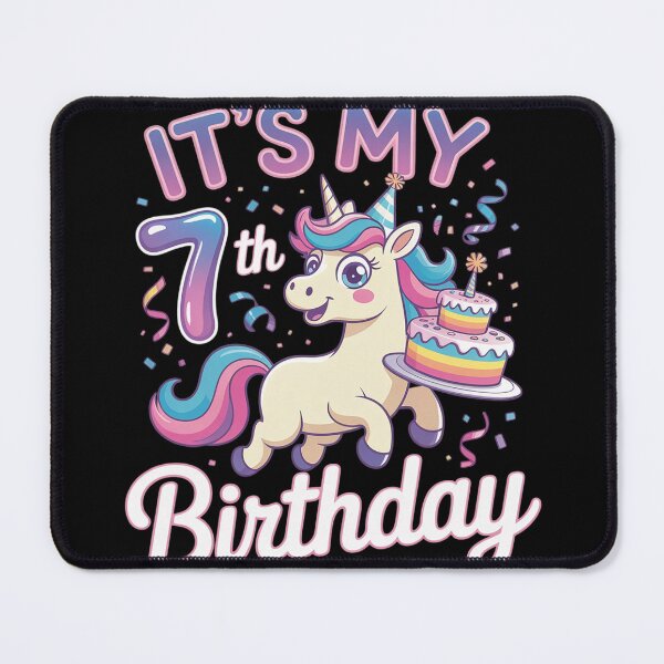 Item preview, Birthday Girl 7 year old, it's my 7th Birthday designed and sold by KotexTemu.
