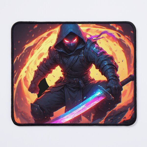 Item preview, Ninja Warrior in Battle with Samurai Sword designed and sold by SweetRossel.