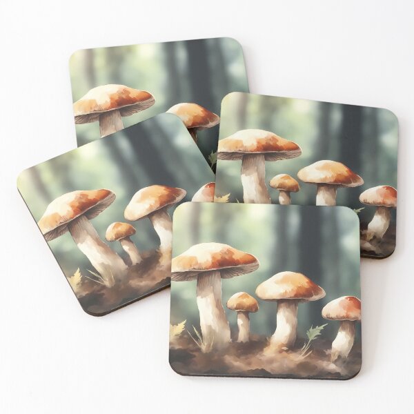 Aperçu de l'œuvre Quatre champignons créée et vendue par CalmnessbyChoice.