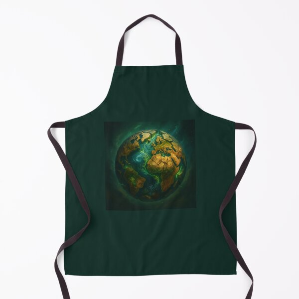 Item preview, Geofract Earth – Cracked Continents & Glowing Life Veins designed and sold by GeoWild Designs.