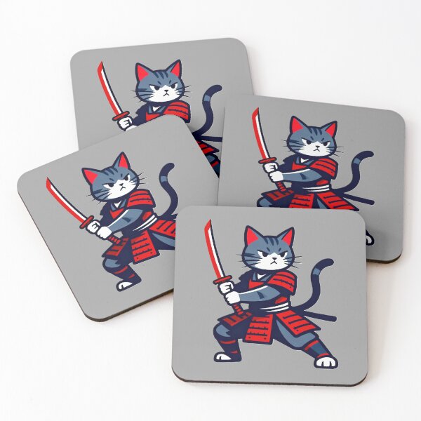 Item preview, Samurai Cat  designed and sold by DobryCiuszek.