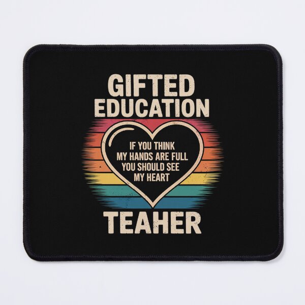 Item preview, Gifted Education Teacher Back to School Appreciation designed and sold by lilLilaBatArt.