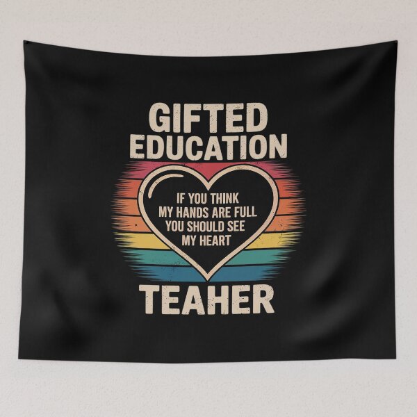 Item preview, Gifted Education Teacher Back to School Appreciation  designed and sold by lilLilaBatArt.